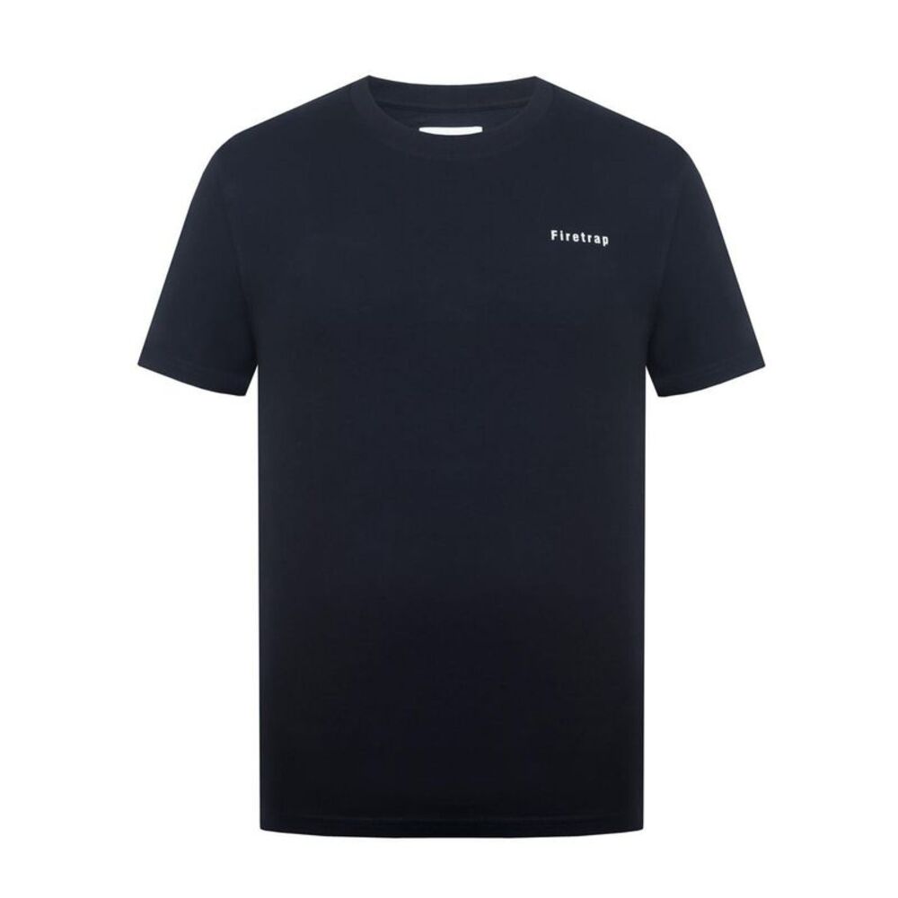 Firetrap Mens Cotton T-Shirt / Black